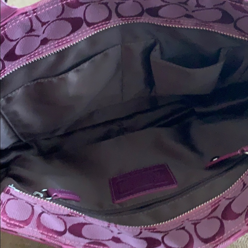 Muti-fabric coach bag - Picture 2 of 2